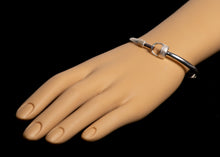 Load image into Gallery viewer, Sterling Silver Basket Bangle
