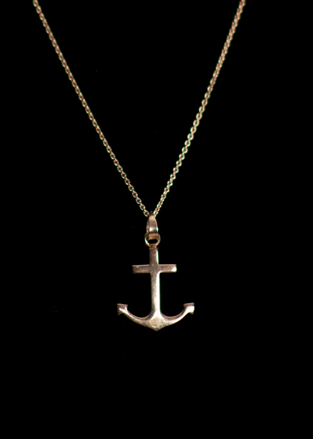 Sterling Silver Anchor Necklace