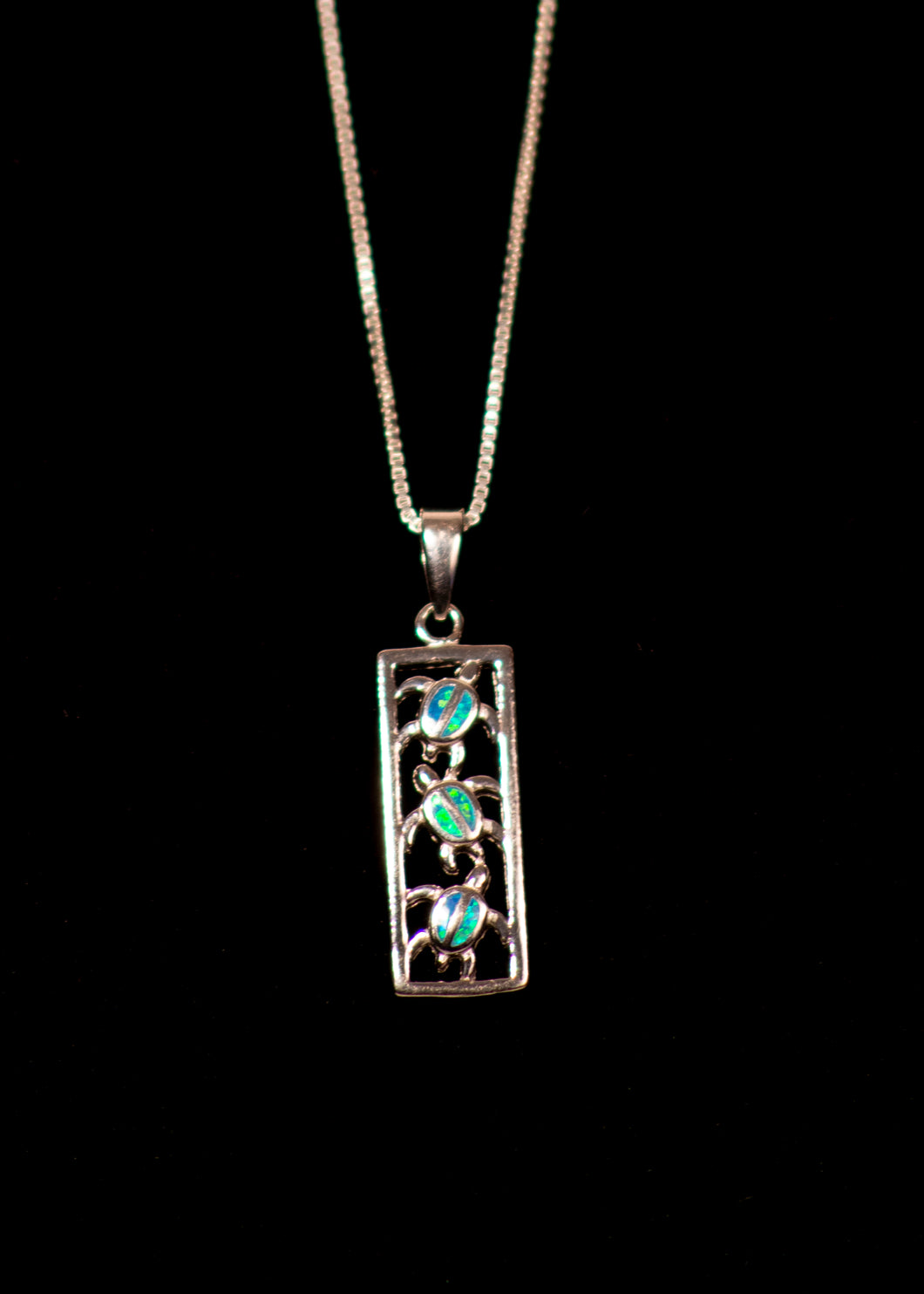 Sterling Silver Turtle Necklace
