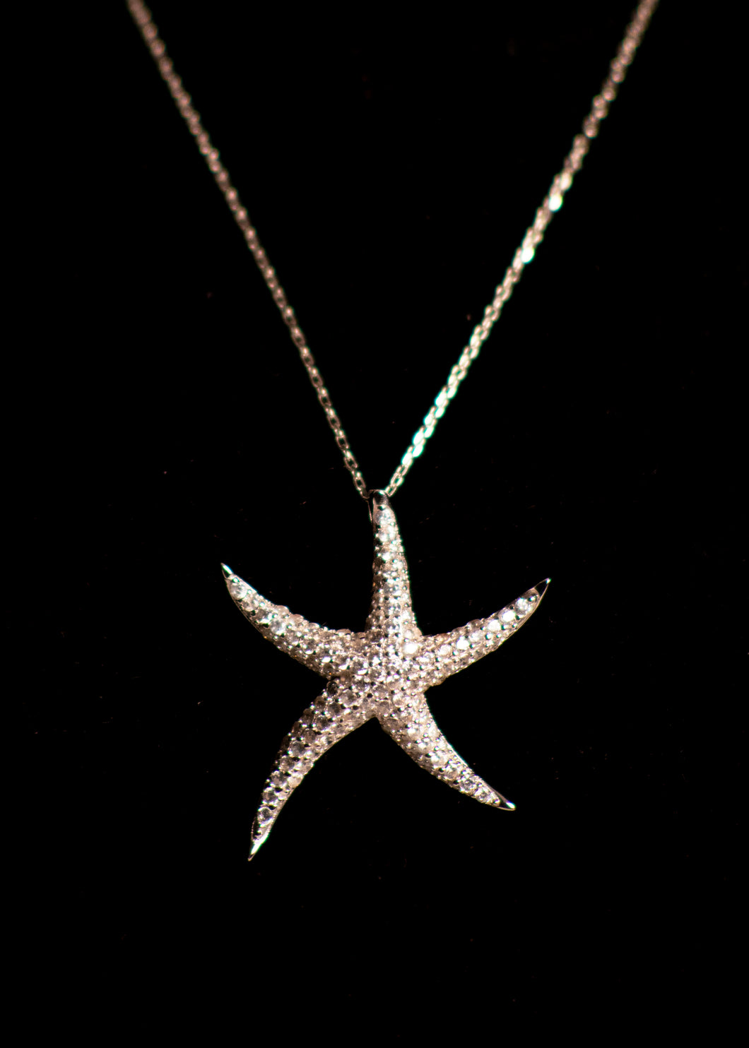 Sterling Silver Starfish Necklace