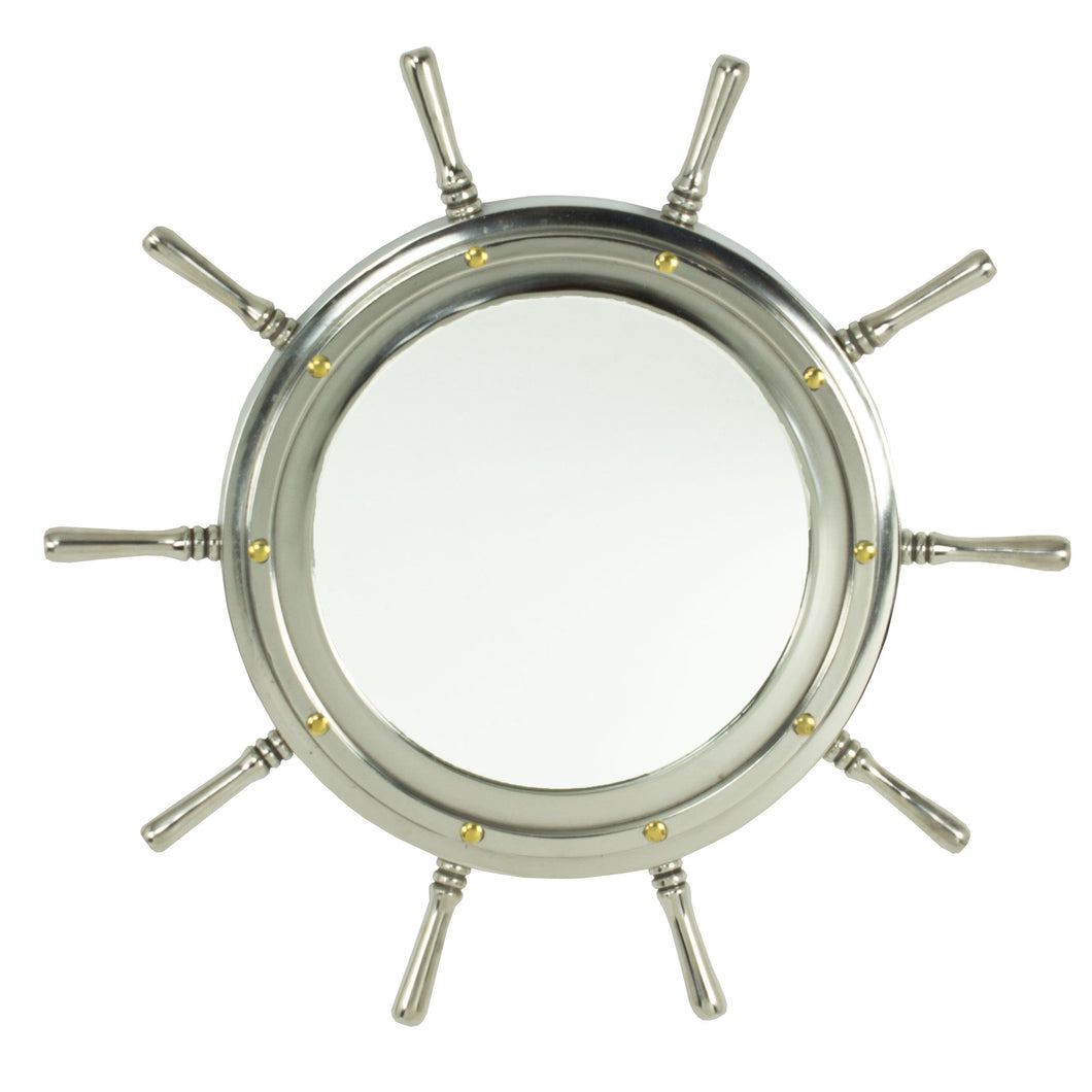 MAL-176 Ship's Wheel Mirror