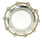 Porthole Mirror With Rope