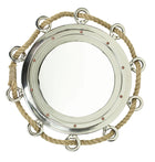 Porthole Mirror With Rope