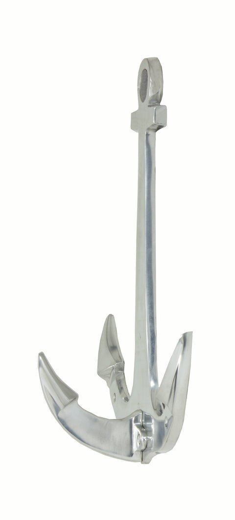 Large Silvertone Anchor With Hook