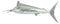 Black Marlin Plaque - Half Bodied (Pkg. 2)