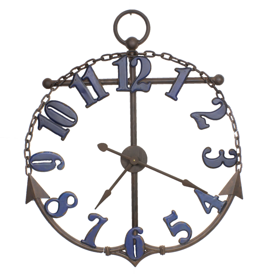 Large Anchor Clock