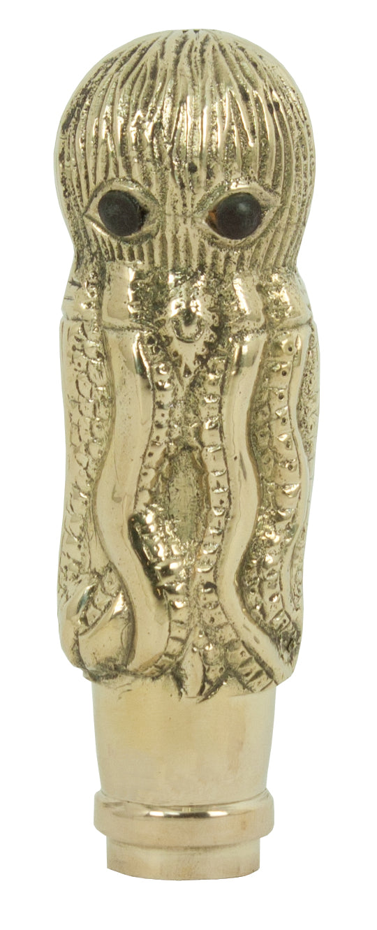 MC-300 Octopus Walking Stick - Brass