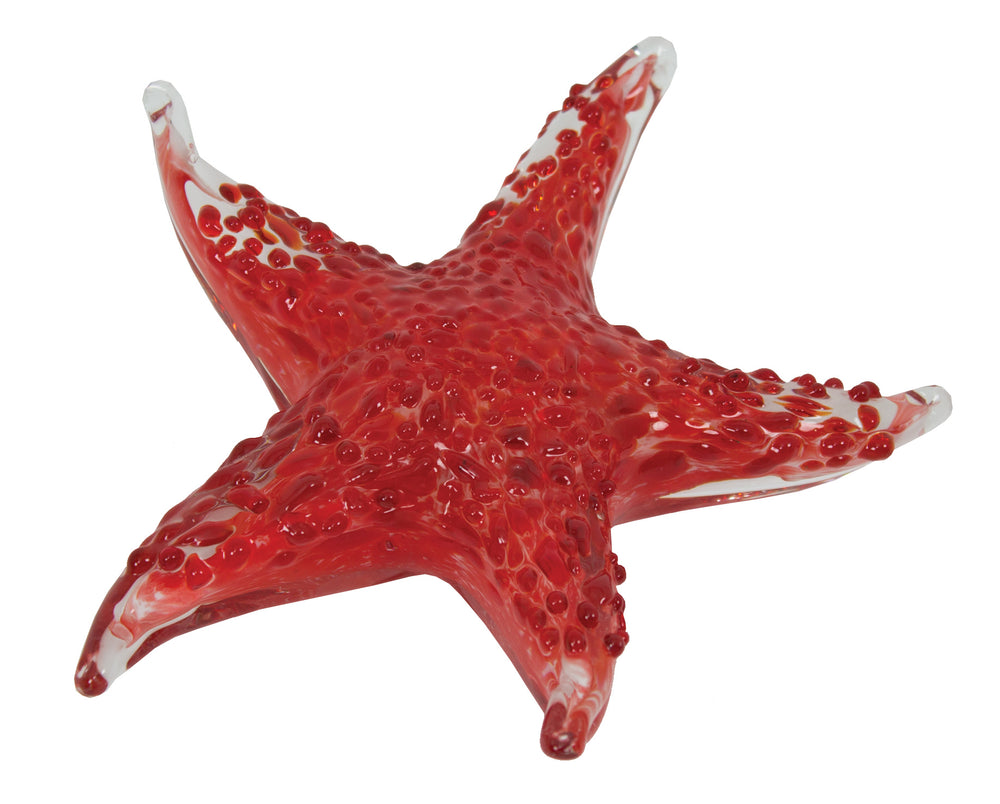 Red Glass Starfish