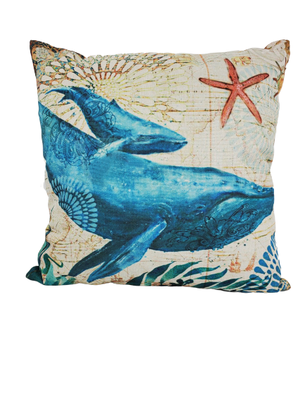 Humpback Whales Pillow