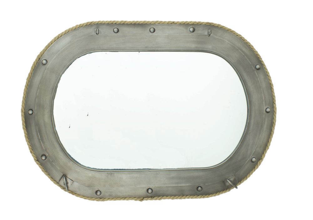 Porthole Mirror With Rope