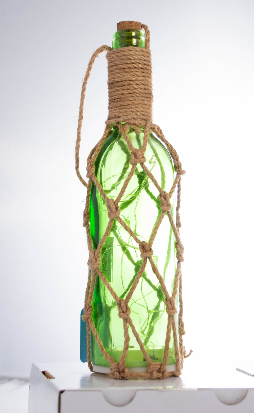 Rope Bottle W/ Lights
