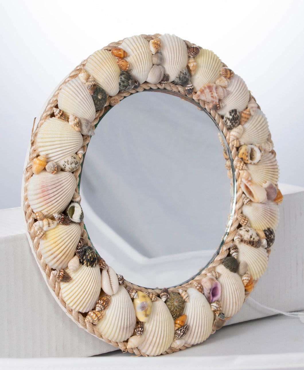 Shell Mirror w/ Rope