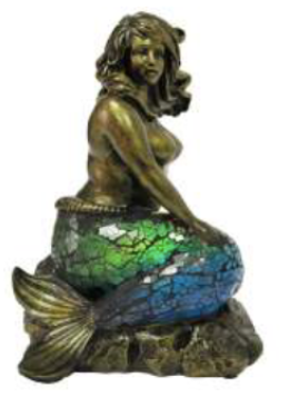 mermaid on a rock Lamp