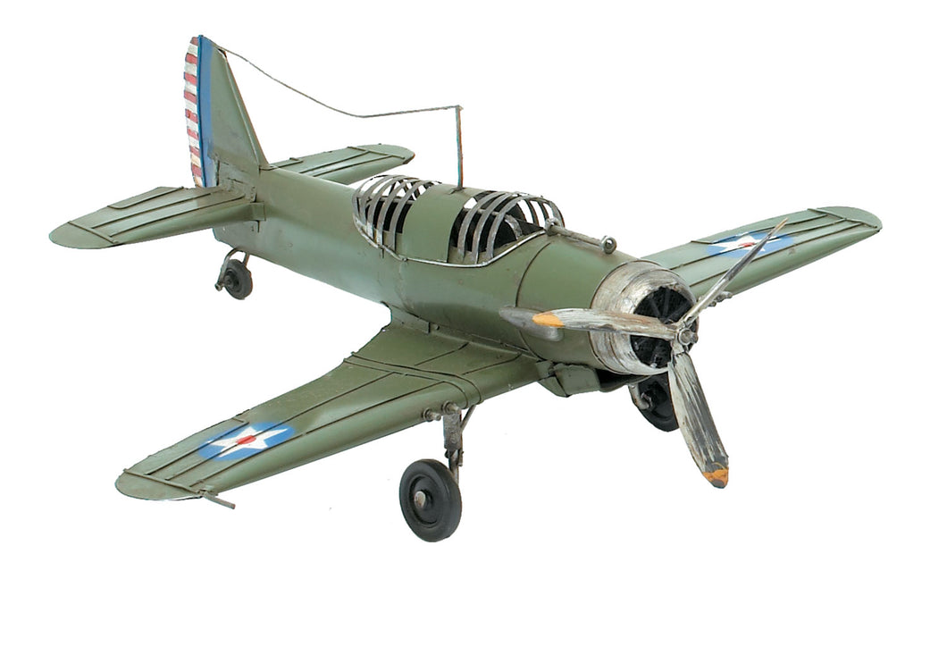 T516 Green Plane - Vintage Toy