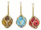 Roped Glass Buoy - Multi Colors