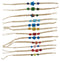 Glazed Stone Rope Bracelet