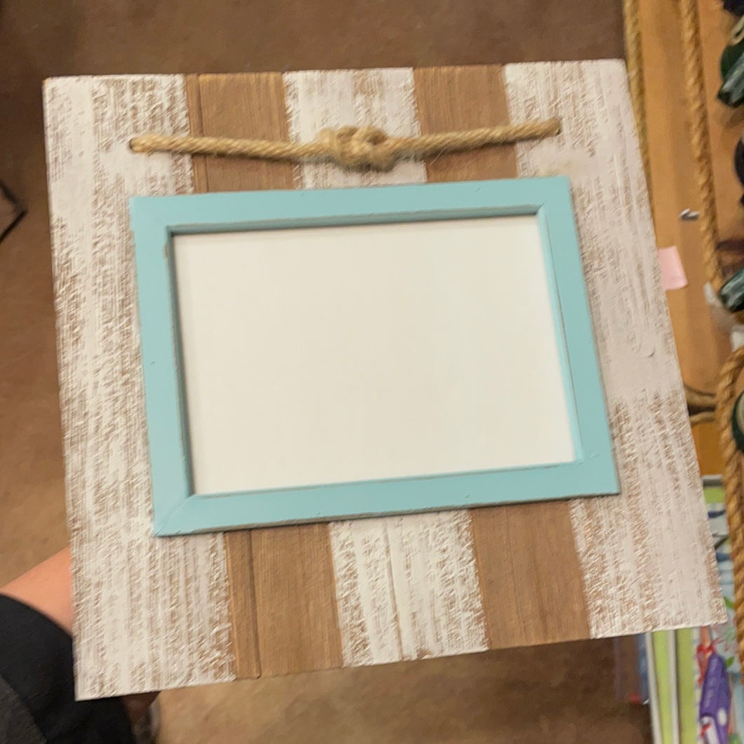 Roped Wood Photo - Frame